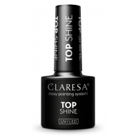 Top do lakierów hybrydowych Claresa Top Shine 5 ml