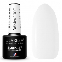 CLARESA Lakier Hybrydowy Biały White 1000