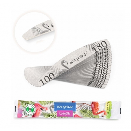 Pilnik do paznokci Aba Group Standard półksiężyc 100/180 25 sztuk