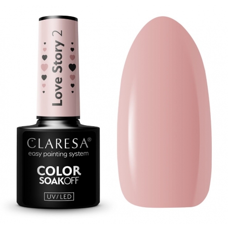 CLARESA Lakier Hybrydowy Kolekcja LOVE STORY