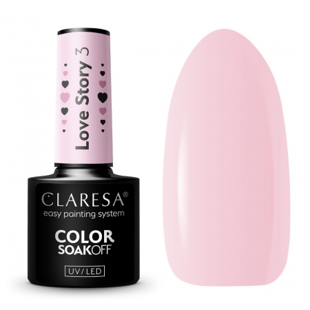 CLARESA Lakier Hybrydowy Kolekcja LOVE STORY