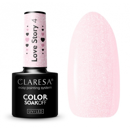 CLARESA Lakier Hybrydowy Kolekcja LOVE STORY