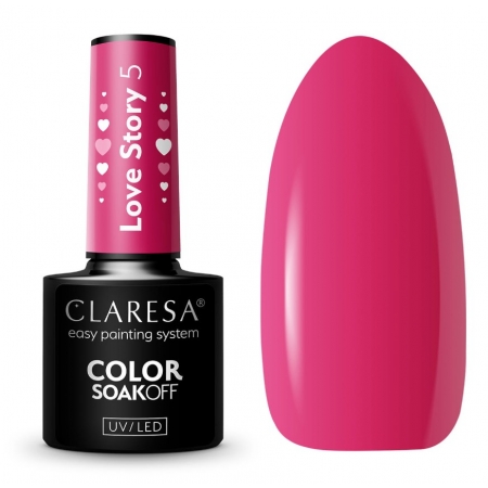 CLARESA Lakier Hybrydowy Kolekcja LOVE STORY