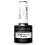 Top do lakierów hybrydowych Claresa Milky White 5 ml